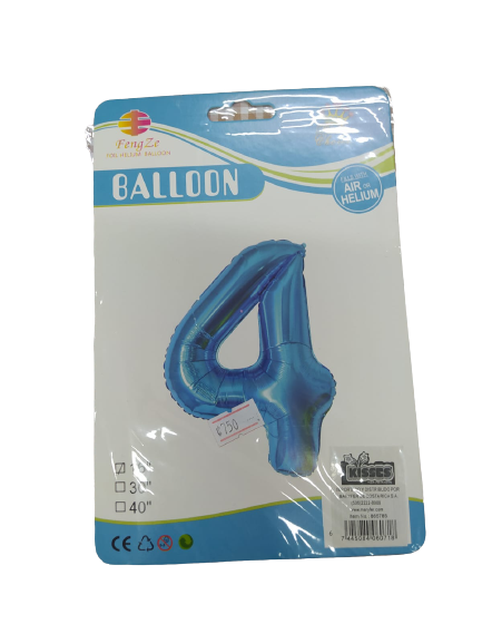 Globos | Números | 16 cm | 10 Estilos | CRE-GLO-01