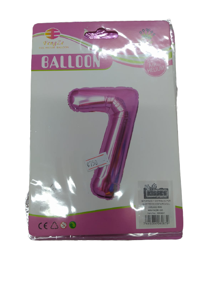 Globos | Números | 16 cm | 10 Estilos | CRE-GLO-01
