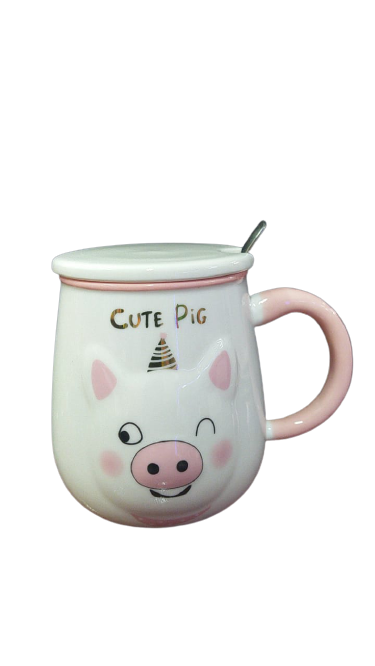 Taza | Chanchito / Tapa / Cuchara | CZG-TA-17