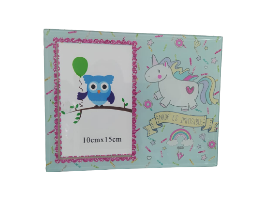 Porta Retrato | Unicornio / Vidrio | RE-POR-02