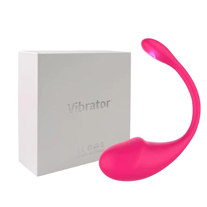 Vibrador | Control Bluetooth con App | Recargable / USB | Rosado / Morado | Silicona | CJS-VI-36