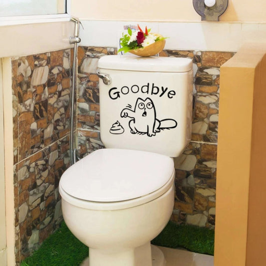 Calcomanía | Aprendiendo a Ir al Baño | Negro | 14cm x 17.5cm | CB-CAL-01