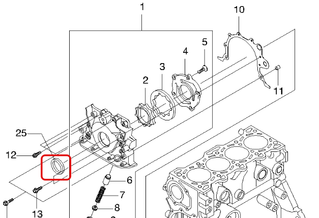 Retenedor / Retén para Carros Chevrolet | Número de Pieza 94535472 | CCA-RET-01