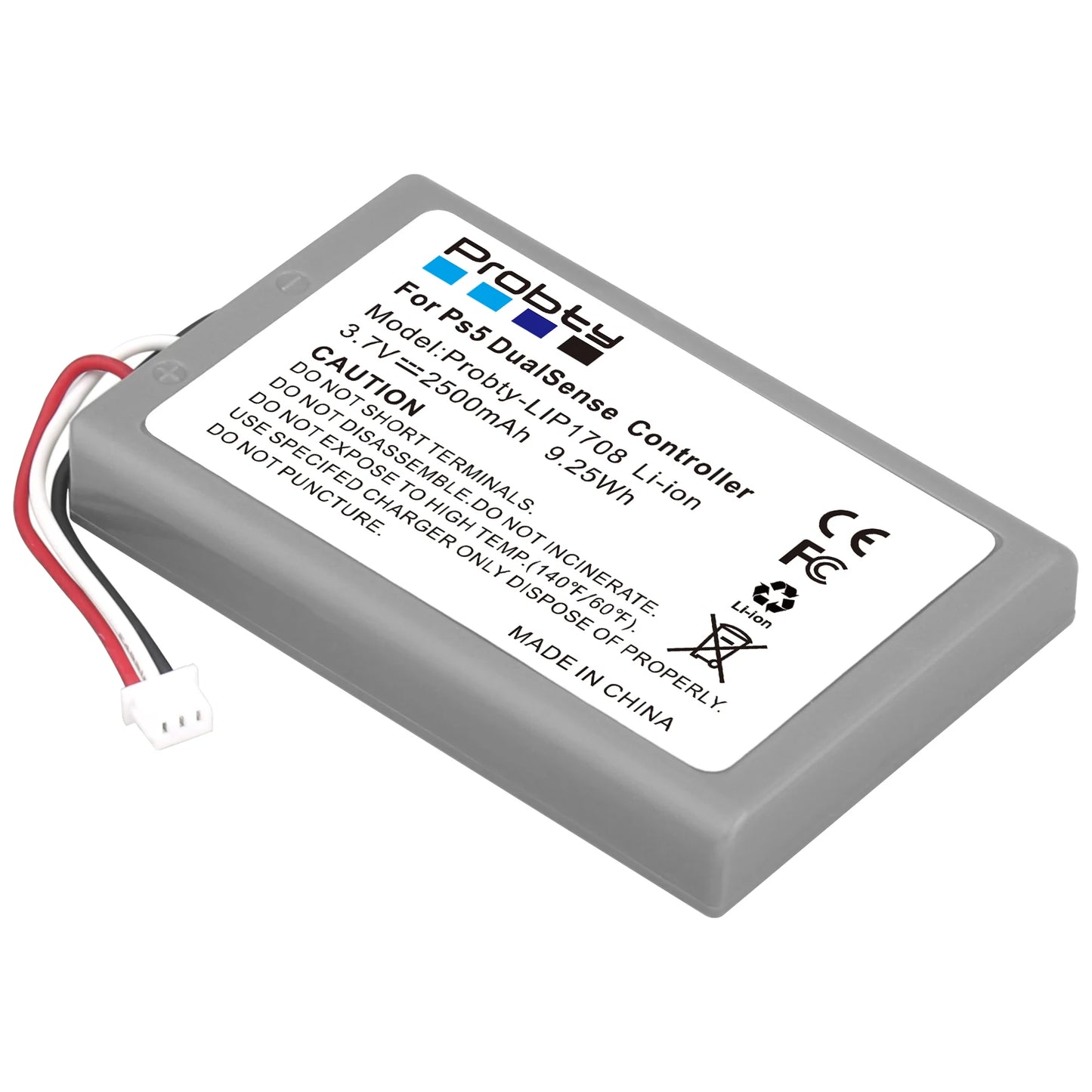 Batería LIP1078 para Control de PlayStation 5 | 3.7V / 2500mAh | CCE-BAT-01