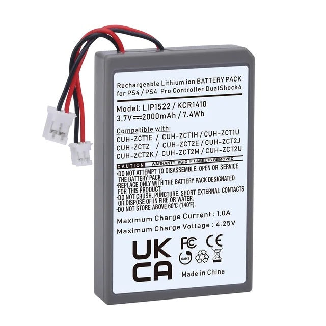 Batería LIP1522 para Control de PlayStation 4 | 3.7V / 2000mAh | CCE-BAT-02