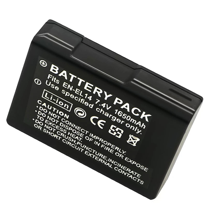 Batería EN-EL14(*R) para Caramas Nikon | 7.4V / 1650mAh | CCE-BAT-05