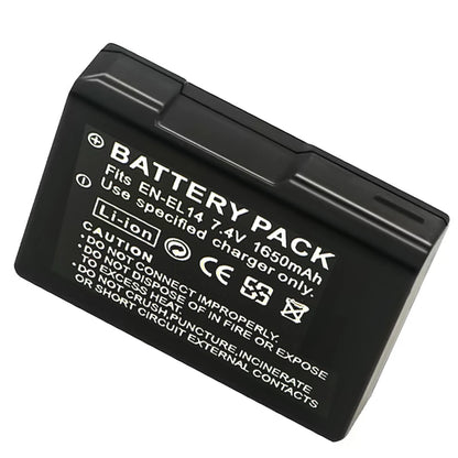 Batería EN-EL14(*R) para Caramas Nikon | 7.4V / 1650mAh | CCE-BAT-05