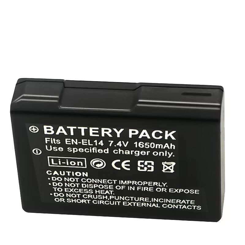 Batería EN-EL14(*R) para Caramas Nikon | 7.4V / 1650mAh | CCE-BAT-05