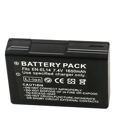 Batería EN-EL14(*R) para Caramas Nikon | 7.4V / 1650mAh | CCE-BAT-05