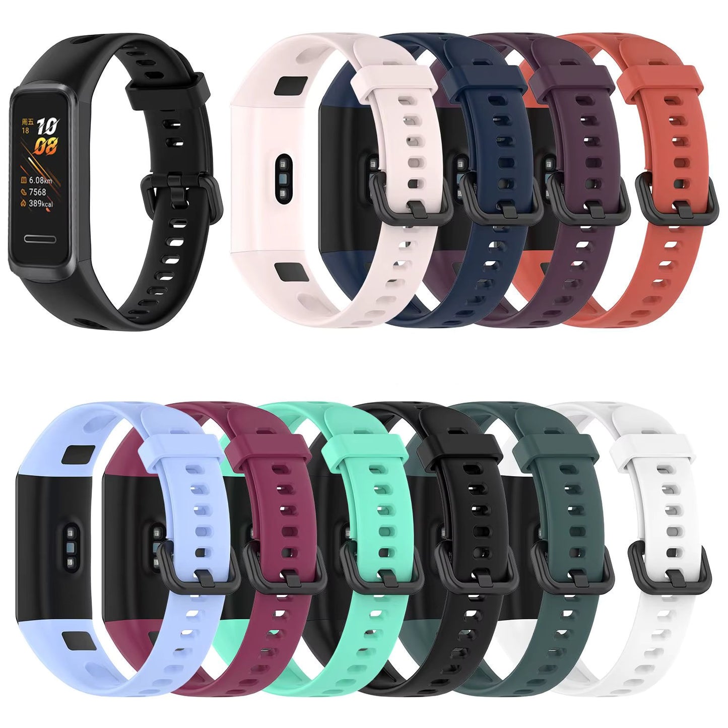 Repuesto de Brazalete para Reloj / Smartwatch Huawei / Honor | Band 4 / Band 5i | 10 Colores | CCE-COR-24