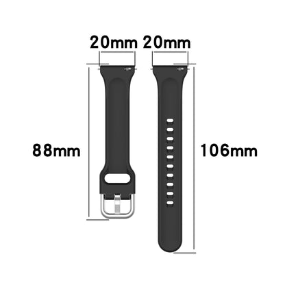 Repuesto de Brazalete para Reloj / Smartwatch Samsung Galaxy Watch 5 / Watch 4 / Watch 3 | S / L | 20mm | Negro | CCE-COR-53