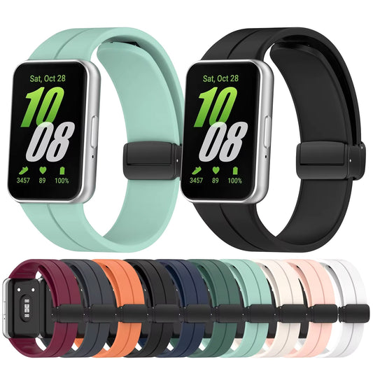 Repuesto de Brazalete para Reloj / Smartwatch Samsung Galaxy Fit 3 | 10 Colores | Silicona | CCE-COR-76