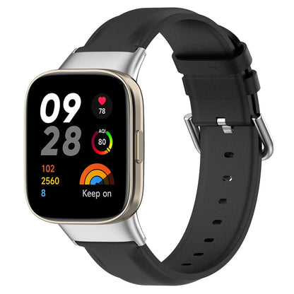 Repuesto de Brazalete para Reloj / Smartwatch Redmi Watch 3 | Cuero | Negro | CCE-COR-80