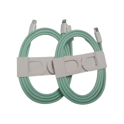 Cable USB | USB C -> Lightning | 1m | Blanco / Rosado / Verde / Celeste / Amarillo | CCE-CUS-09