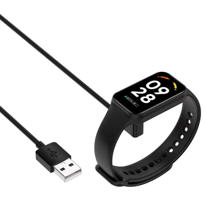 Cable/Clip para Cargar Relojes Redmi / Xiaomi | 100cm | Negro / Blanco | CCE-CUS-35