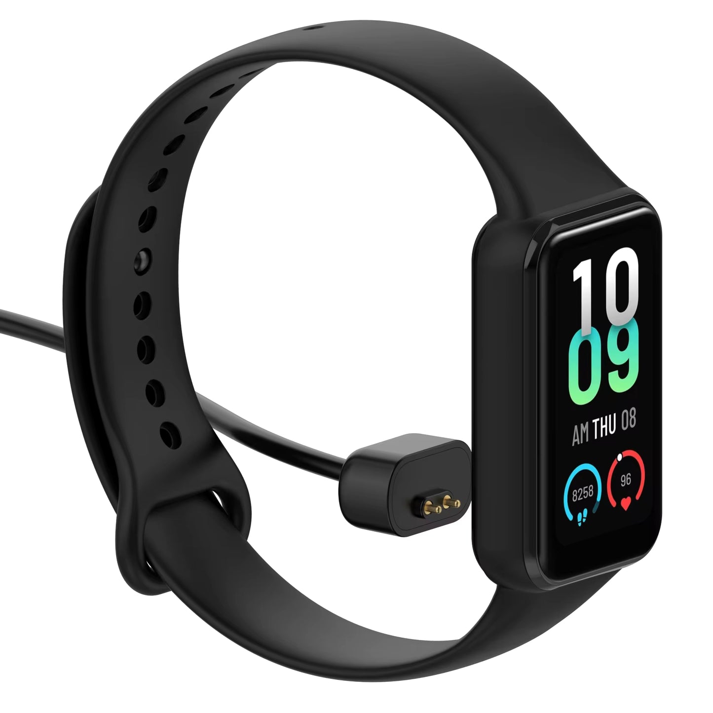 Cable/Clip para Cargar Relojes Amazfit Band 7 | 1 Metro | Negro | CCE-CUS-37