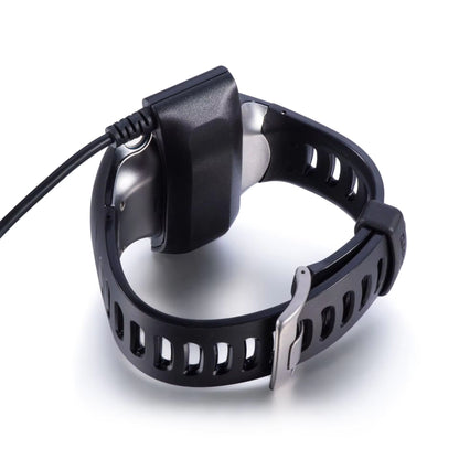 Cable/Clip 010-11029-03(R*) para Cargar Relojes Garmin Forerunner 610 | 1 Metro | Negro | CCE-CUS-38