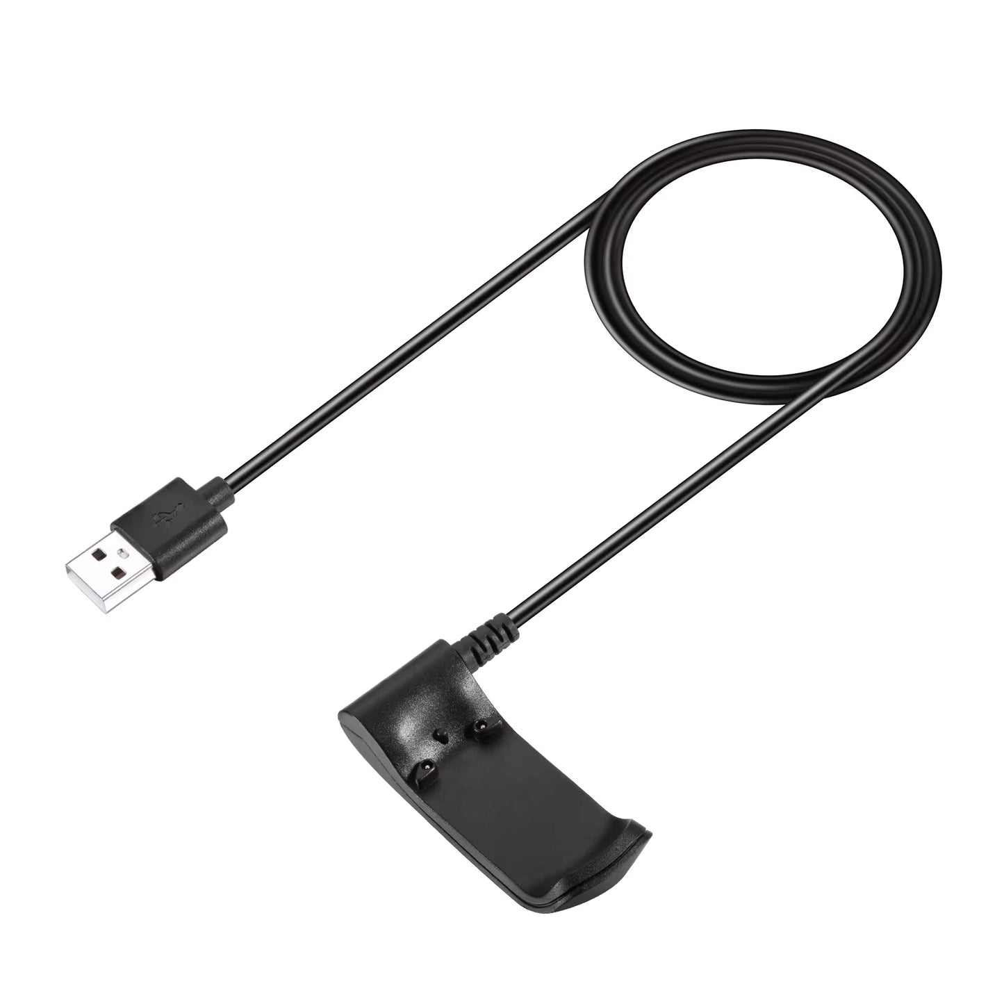 Cable/Clip 010-11029-03(R*) para Cargar Relojes Garmin Forerunner 610 | 1 Metro | Negro | CCE-CUS-38