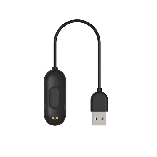 Cable/Clip para Cargar Relojes Xiaomi Mi Band 4 | 25cm | Negro | CCE-CUS-41