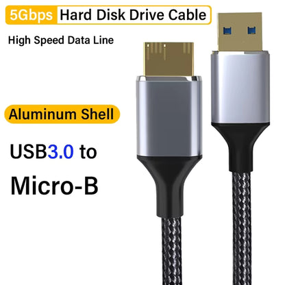 Cable USB | 50cm | USB 3.0 Micro B -> USB C / USB A | 5Gbps | CCE-CUS-42