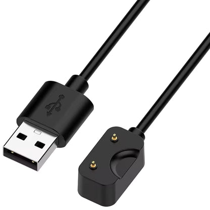 Cable/Clip para Cargar Relojes Samsung Galaxy Fit 3 | USB C / USB A | 1 Metro | Negro / Blanco | CCE-CUS-43