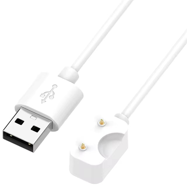 Cable/Clip para Cargar Relojes Samsung Galaxy Fit 3 | USB C / USB A | 1 Metro | Negro / Blanco | CCE-CUS-43