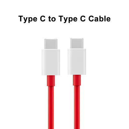 Cable USB para OnePlus | 100W SUPERVOOC | 100cm / 200cm | USB A / USB C | Rojo | CCE-CUS-48