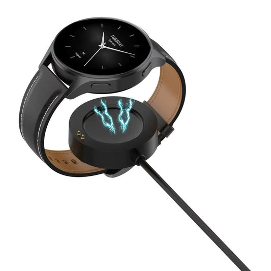 Cable/Clip para Cargar Relojes Xiaomi Watch 2 Pro / S2 | Magnético | Negro | CCE-CUS-50