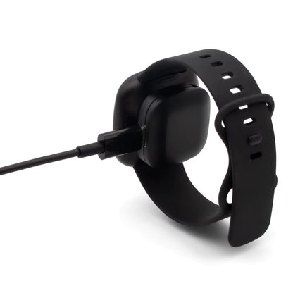 Clip para Cargar Relojes Fitbit Versa 4 / Versa 3 / Sense 2 / Sense | USB C | Negro | CCE-CUS-51