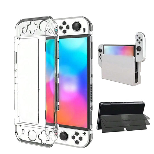 Estuche / Case / Protector para Nintendo Switch OLED | Transparente | Policarbonato | CCE-EST-19
