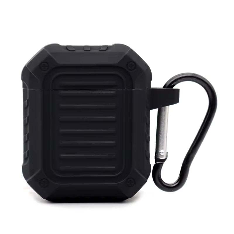 Estuche / Funda / Protector para AirPods de 1ra y 2da Generación | Negro | Silicona | CCE-EST-27