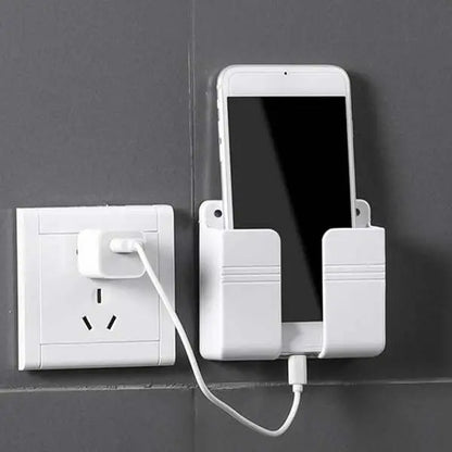 Holder para Celular / Control Remoto | Incluye Cinta Adhesiva de Doble Cara | Blanco / Negro | CCE-HLD-04