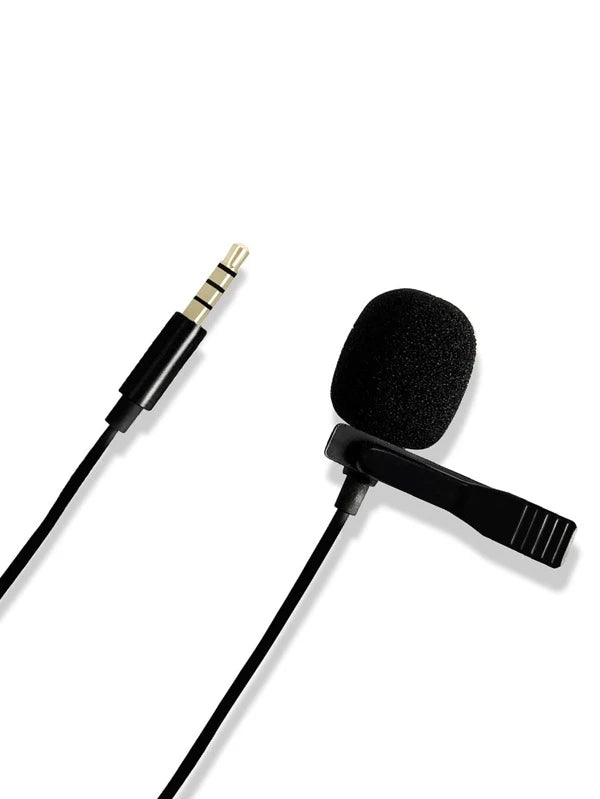 Microfono Solapa Jack 3.5 Black