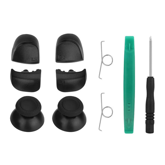 Gatillos + Joysticks de Repuesto para Control de PlayStation 5 V1 | Negro | 10 Piezas | CCE-PST-02