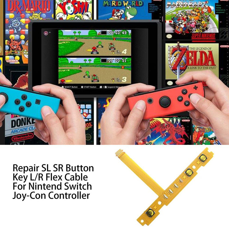 Kit de Reparación para Joy-Con de Nintendo Switch | SL / SR / ZL / ZR / L | CCE-SPP-07