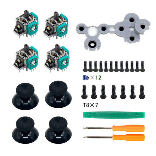 Kit de Reparación para Control de Xbox One | Negro | 31 Piezas | CCE-XBX-02