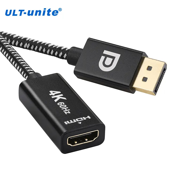 Adaptador DisplayPort - HDMI | ULT-unite | 4K / 60Hz | 20cm | PS176 | CE-AD-30