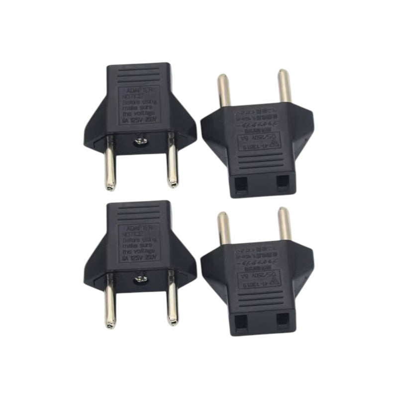 Adaptador Eléctrico | 4 Pack | Conector Americano -> Conector Europeo | 220V / 6A | CE-AD-44
