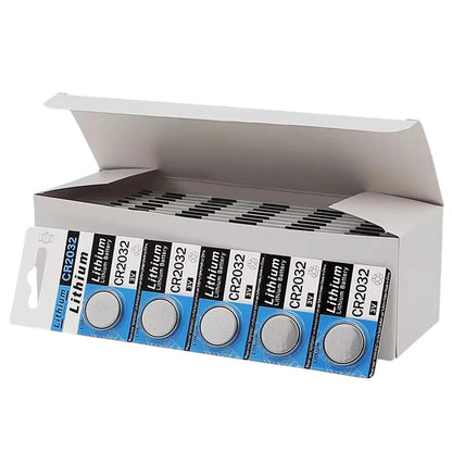 Pila - Batería CR2032 / E-CR2032 / 5004LC / DL2032 | 5 Pack | 3V / 220mAh | CE-BAT-10