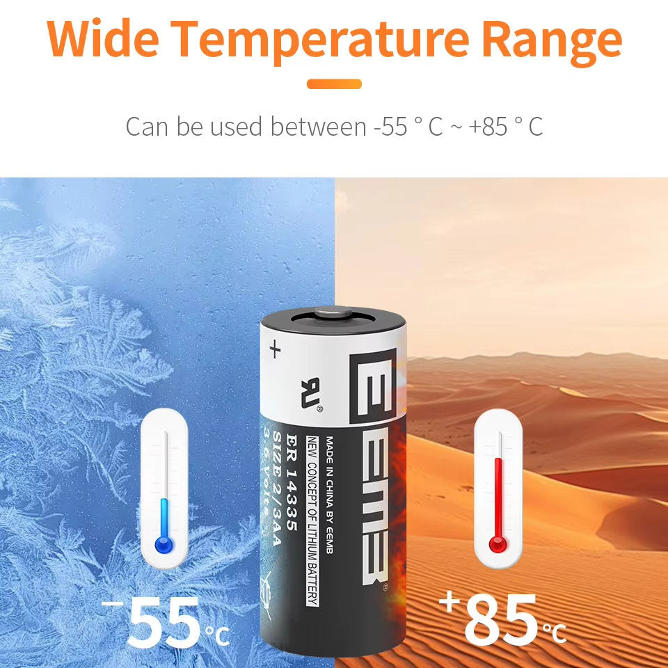 Pila - Batería 2/3 AA - LS14335 / ER14335 | 3.6V / 1650mAh | CE-BAT-26