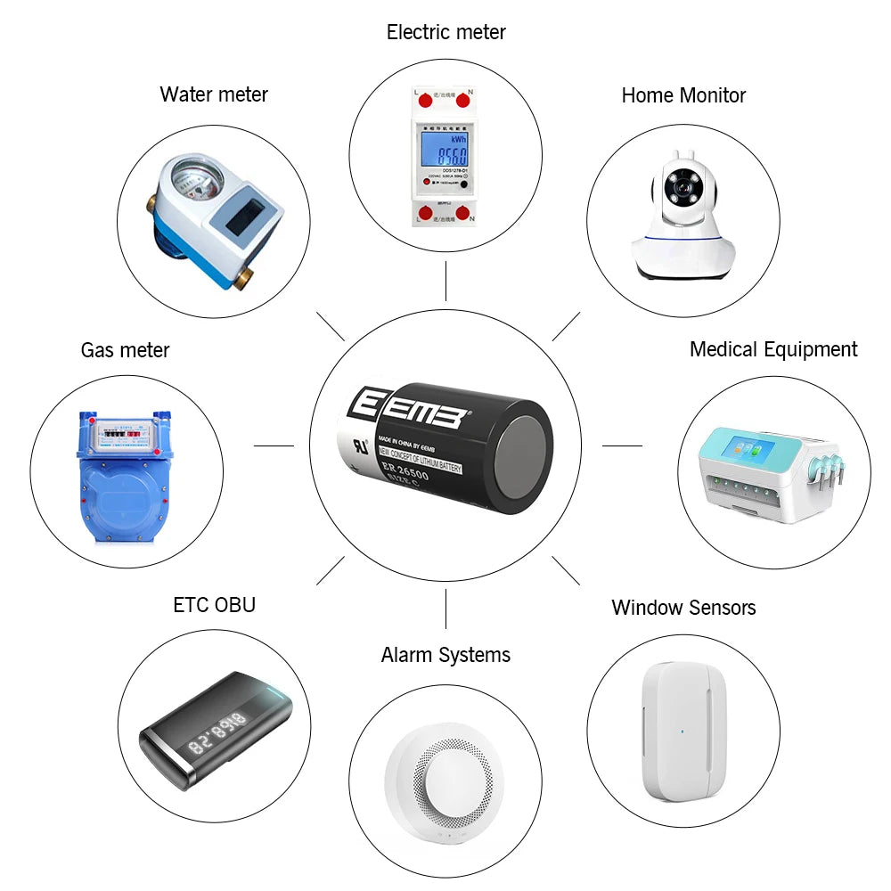 Pila - Batería C - LS26500 / ER26500 | 3.6V / 9000mAh | CE-BAT-31