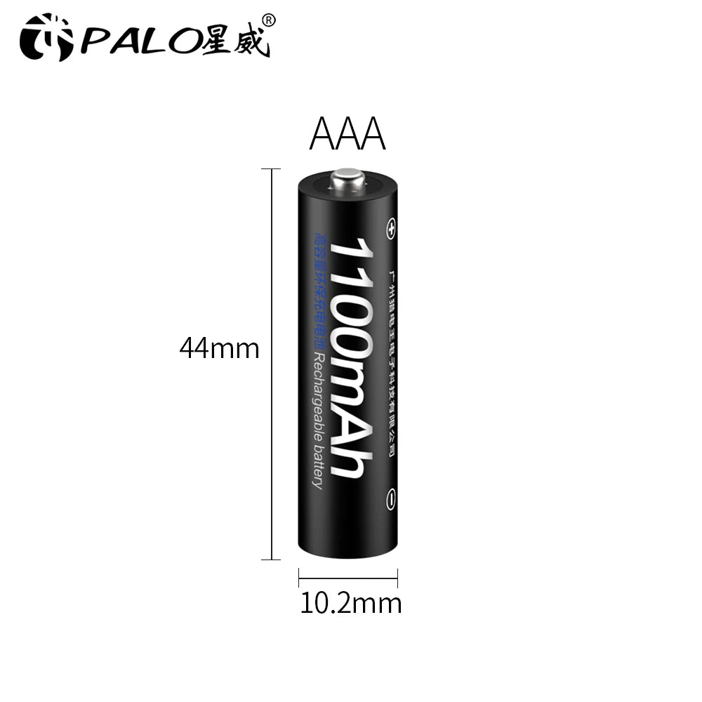 Pilas / Baterías AAA Recargables | 1.2V / 1100mAh | 4 Pack | CE-BAT-35