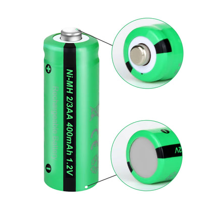 Pila - Batería 2/3 AAA | Recargable | 1.2V / 400mAh | CE-BAT-39