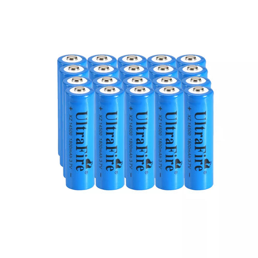 Pila - Batería AA Recargable - 14500 | 2 Pack | 3.7V / 1800mAh | CE-BAT-41