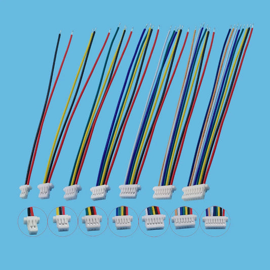 Cable/Terminal Mini JST-SH1.0 | 2 Pack | 2 Pines / 3 Pines / 4 Pines / 5 Pines / 6 Pines / 7 Pines / 8 Pines | 10cm | CE-CAB-02
