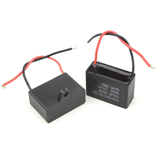 Capacitor / Condensador de Arranque CBB61 | Uso en Ventiladores | CE-CAP-07