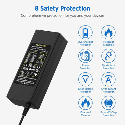 Adaptador / Convertidor Eléctrico para Monitor LG | 19V / 4A  | 6.5mm x 4.4mm | CE-CON-05