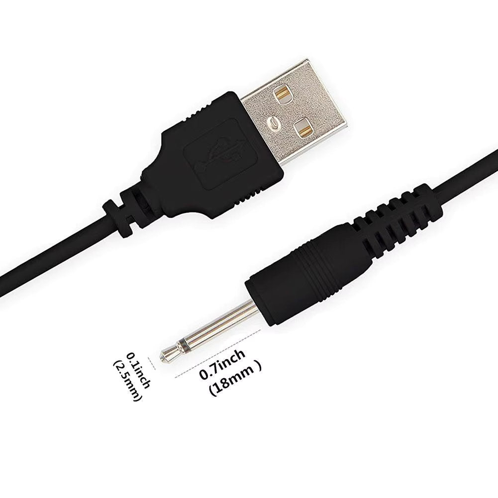 Cable USB a Plug 2.5mm, Blanco o Negro - Centroniks