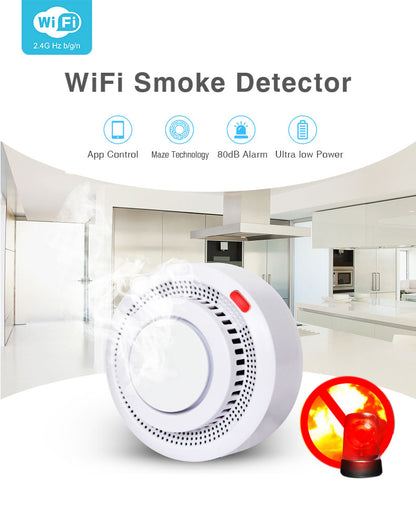 Detector de Humo WiFi Tuya Smart | App | CE-DET-01