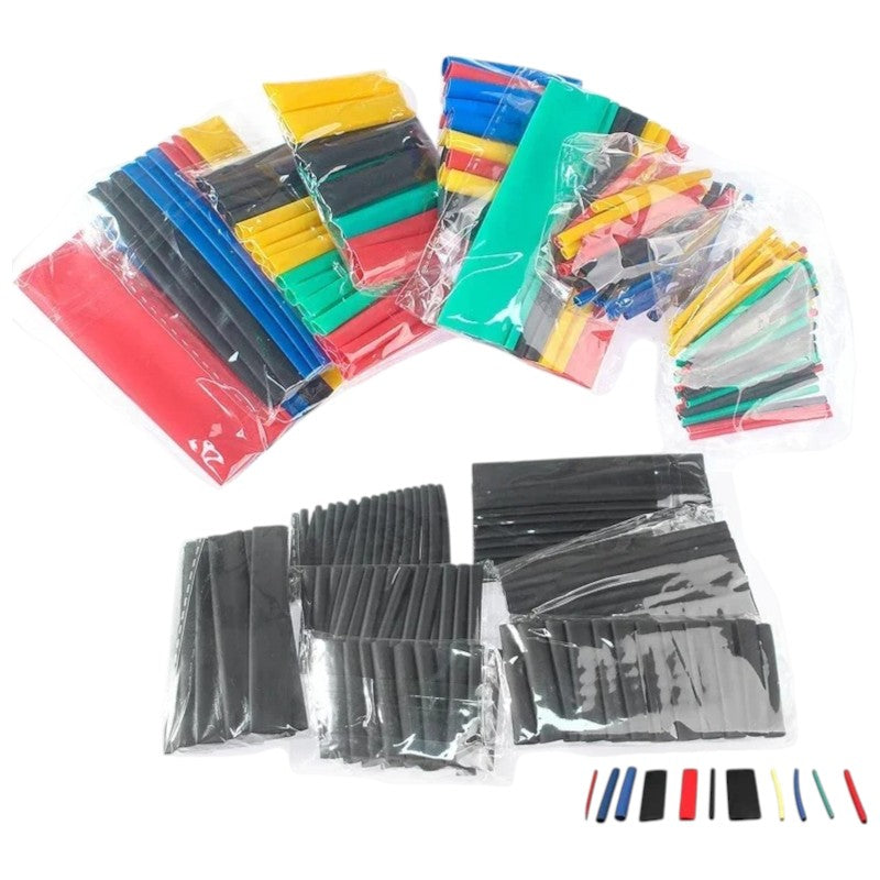 Thermofit - Tubo Termoencogible / Termorretráctil | 164 Pack | Surtido Colores y Tamaños | CE-EMP-22